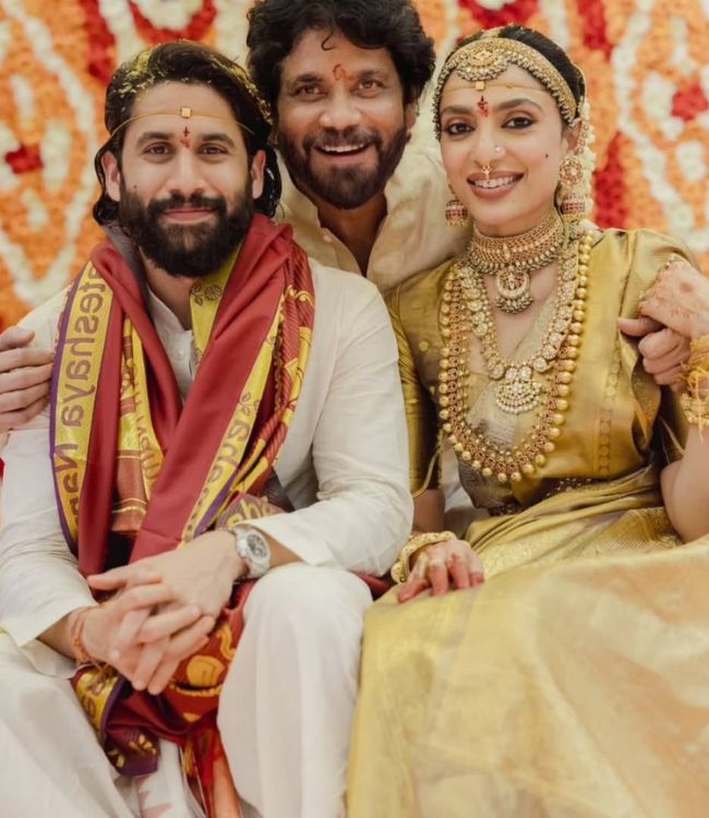 Naga chaitanya wedding look